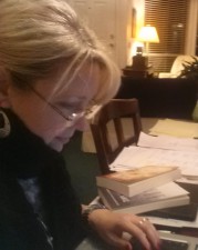 My Winnowing Life Part One Bethany at home writing